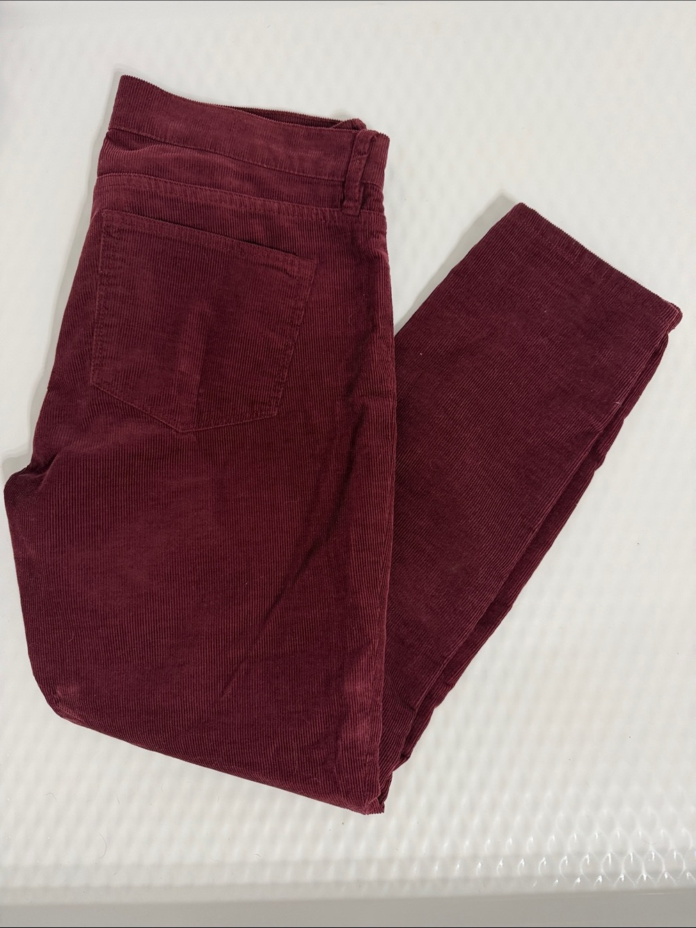 J. Crew Women's Corduroy Pants in Burgundy